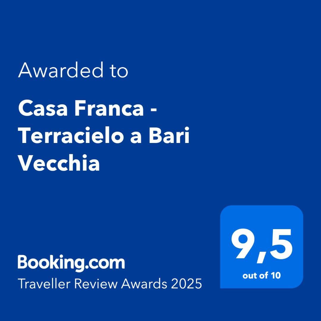 Casa Franca - Terracielo A Bari Vecchia Villa Bagian luar foto